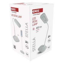 LED stolní lampa STELLA, bílá