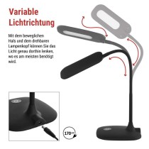 LED Schreibtischlampe STELLA, schwarz