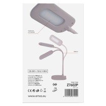 LED stolní lampa STELLA, růžová