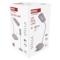 LED stolní lampa STELLA, růžová