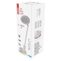 LED Schreibtischlampe WESLEY, weiss
