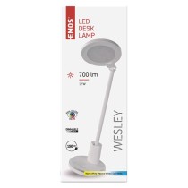 LED Schreibtischlampe WESLEY, weiss