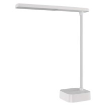LED stolní lampa LUCY, nabíjecí, bílá
