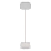 LED stolní lampa EMILY, nabíjecí, bílá