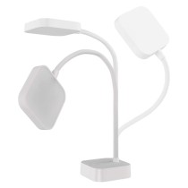 LED stolní lampa EMILY, nabíjecí, bílá
