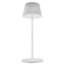 LED stolní lampa KATIE, nabíjecí, bílá