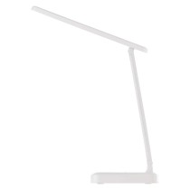 LED stolní lampa AMY, nabíjecí, bílá