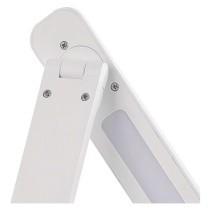 LED stolní lampa AMY, nabíjecí, bílá