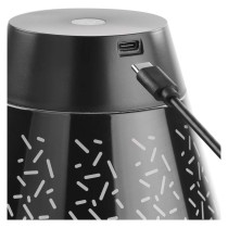 LED stolní lampa GRACE, nabíjecí, černá