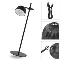 LED stolní lampa SOPHIE, nabíjecí, černá