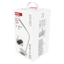 LED stolní lampa OSCAR, bílá