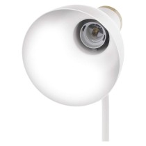 Stolní lampa POPPY na žárovku E27, bílá