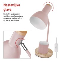 Namizna svetilka POPPY roza