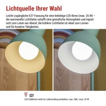 Schreibtischlampe POPPY, grün