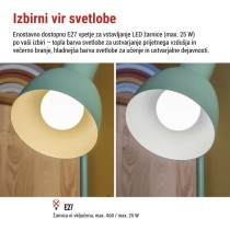 Namizna svetilka POPPY zelena