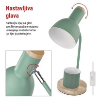 Namizna svetilka POPPY zelena