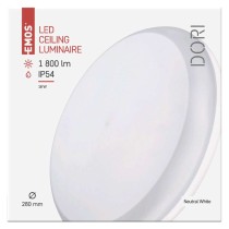 LED Deckenleuchte Dori, rund, weiss 18W neutralweiss, IP54
