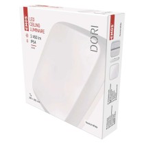 LED Deckenleuchte Dori, eckig, weiss 24W neutralweiss, IP54