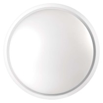 LED Deckenleuchte, rund, schwarz/weiss 14W warmweiss