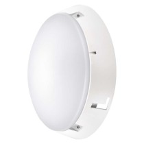 LED Deckenleuchte, rund, schwarz/weiss 14W warmweiss