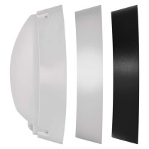 LED Deckenleuchte mit Bewegungsmelder, rund, schw./w. 14W WW