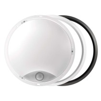 LED Deckenleuchte mit Bewegungsmelder, rund, schw./w. 14W WW
