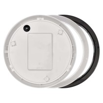 LED Deckenleuchte, rund, schw./w. 14W neutralweiss