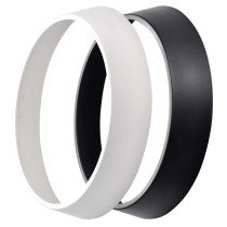 LED Deckenleuchte, rund, schw./w. 14W neutralweiss