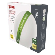 LED-Deckenleuchte TIVI, B CLASS, rund weiß 5,2W, IP44, Warmweiß