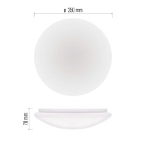 LED-Deckenleuchte TIVI, B CLASS, rund weiß 5,2W, IP44, Warmweiß