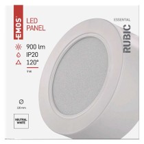 LED-Anbauleuchte RUBIC, rund, weiß, 9W, neutralweiß