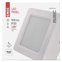 LED-Anbauleuchte RUBIC, quadratisch, weiß, 9W, neutralweiß