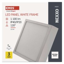 LED-Anbauleuchte NEXXO, quadratisch, weiß, 12,5W,Neutral Weiß