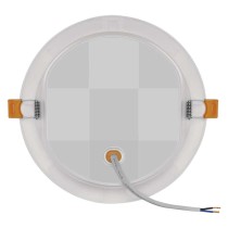 LED-Einbauleuchte RUBIC, rund, weiß, 18W, neutralweiß