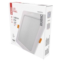 LED-Einbauleuchte RUBIC, quadratisch, weiß, 18W, neutralweiß
