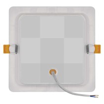 LED-Einbauleuchte RUBIC, quadratisch, weiß, 18W, neutralweiß