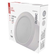 LED-Anbauleuchte RUBIC, rund, weiß, 18W, neutralweiß