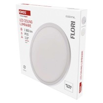 LED-Anbauleuchte FLORI rund, weiß, 18W, neutralweiß
