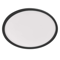 LED-Anbauleuchte FLORI rund, schwarz, 18W, neutralweiß