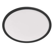 LED-Anbauleuchte FLORI rund, schwarz, 22W, neutralweiß