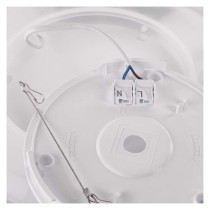 LED-Anbauleuchte FLORI rund, schwarz, 22W, neutralweiß