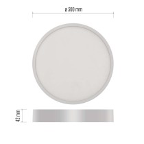 LED-Anbauleuchte NEXXO, rund, weiß, 28,5W, neutralweiß