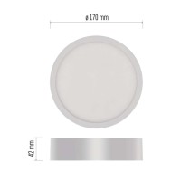 LED-Anbauleuchte NEXXO, rund, weiß, 12,5W, mit Change CCT