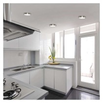 LED-Anbauleuchte NEXXO, rund, silber, 12,5W, mit Change CCT