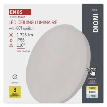 LED-Anbauleuchte DIONI rund, weiß, 15W, mit Farbtemperatur-Änderung
