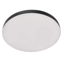 LED-Anbauleuchte DIONI rund, schwarz, 15W, mit Farbtemperatur-Änderung