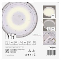 LED-Anbauleuchte RORI rund, weiß, 17W, mit Farbtemperatur-Änderung