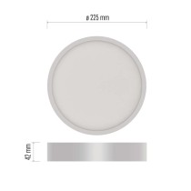 LED-Anbauleuchte NEXXO, rund, weiß, 21W, mit Change CCT