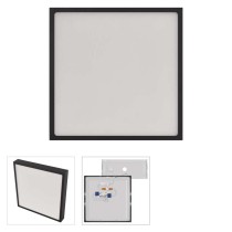LED-Anbauleuchte NEXXO, quadratisch, schwarz, 28,5W, mit Change CCT