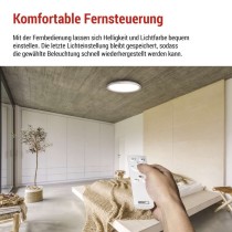 LED Deckenleuchte SABI, rund, 30W, dimmbar, warm/neut./kaltweiß